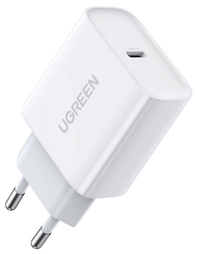 Сетевое з/у Ugreen USB C 20W PD (60450) белый Сетевое з/у Ugreen USB C 20W PD (60450) белый