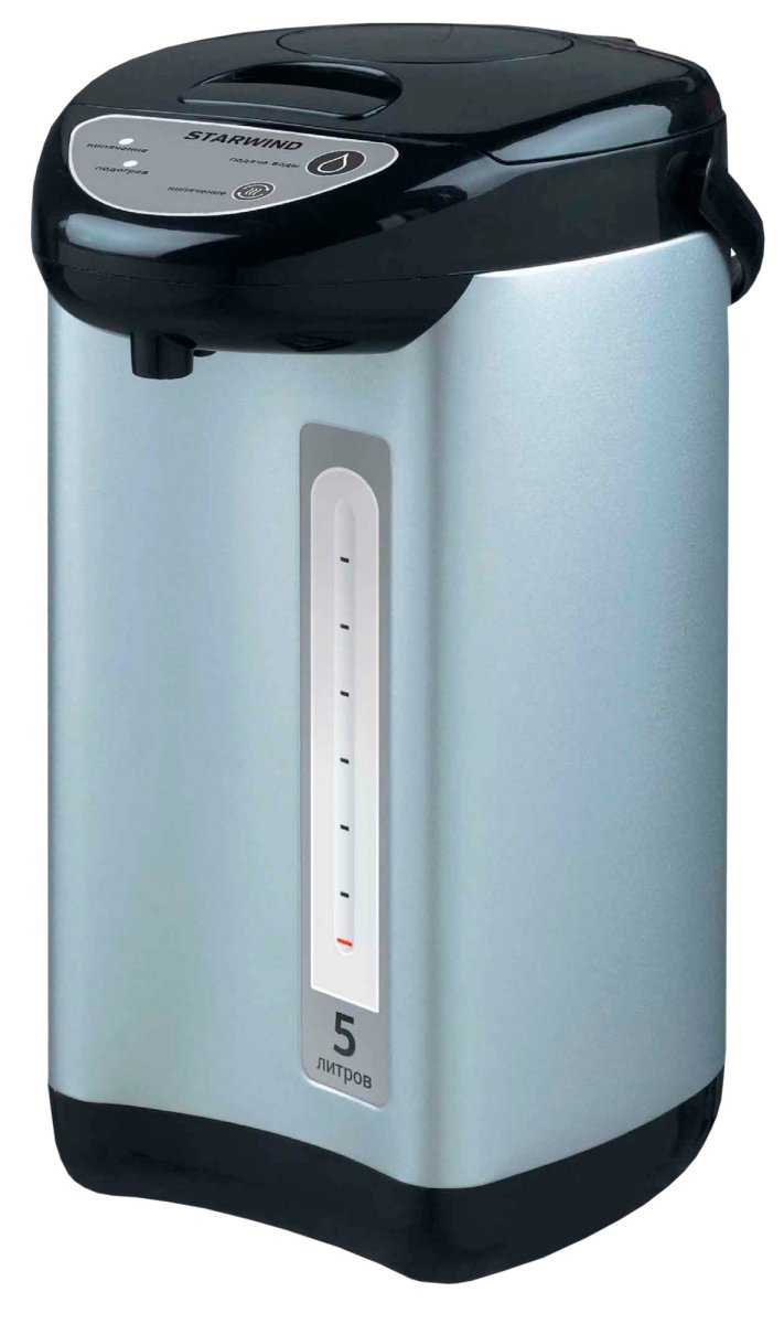 Изображение товара Термопот Starwind STP5181 5л 750Вт электромеханический черный серебристый