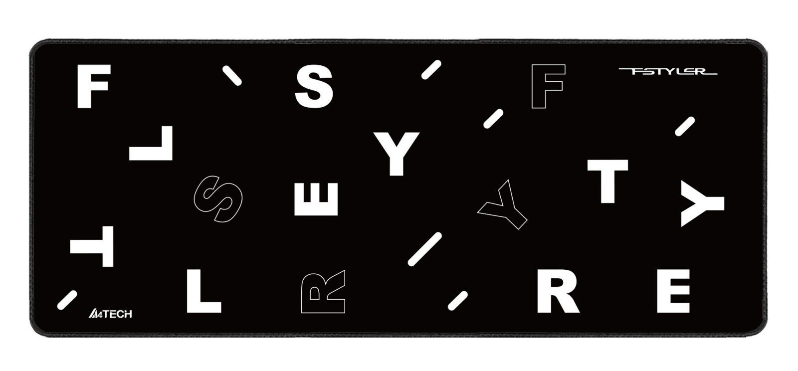 Изображение товара Коврик для мышек A4Tech FStyler FP75 XL черный/белый 750x300x2мм