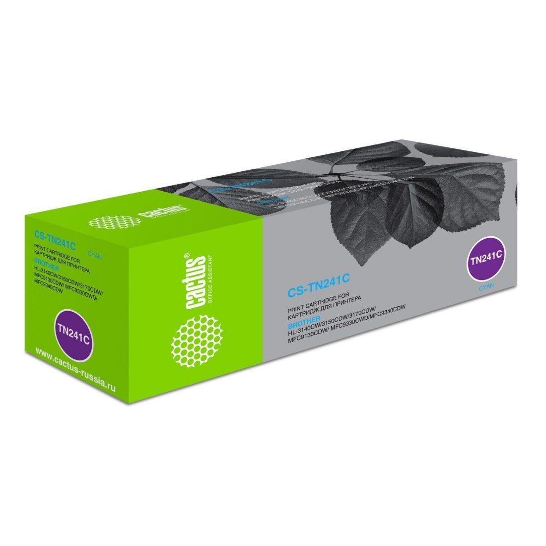 Изображение товара Картридж лазерный Cactus CS-TN241C TN-241C голубой (1400стр.) для Brother HL-3170CDW