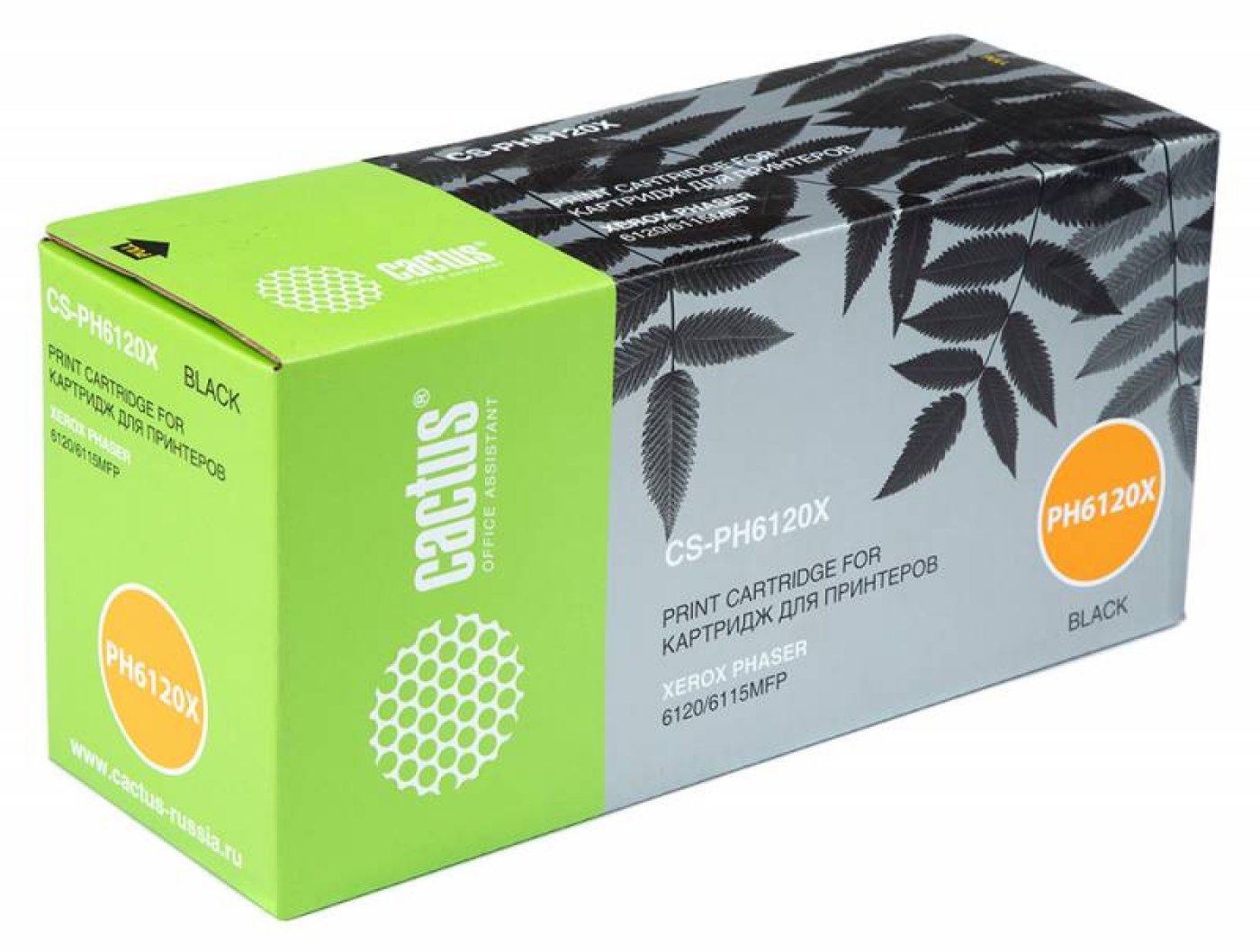 Изображение товара Картридж лазерный Cactus CS-PH6120X 113R00692 черный для Xerox Phaser