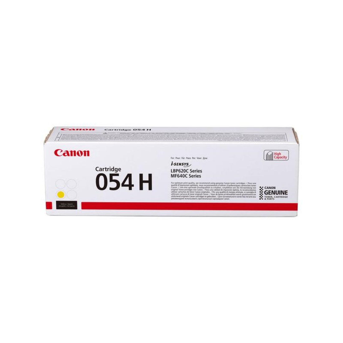 Изображение товара Картридж лазерный Canon 054HY 3025C002 желтый (2300стр.) для MF645Cx/MF643Cdw/MF641Cw/LBP623Cdw/621Cw