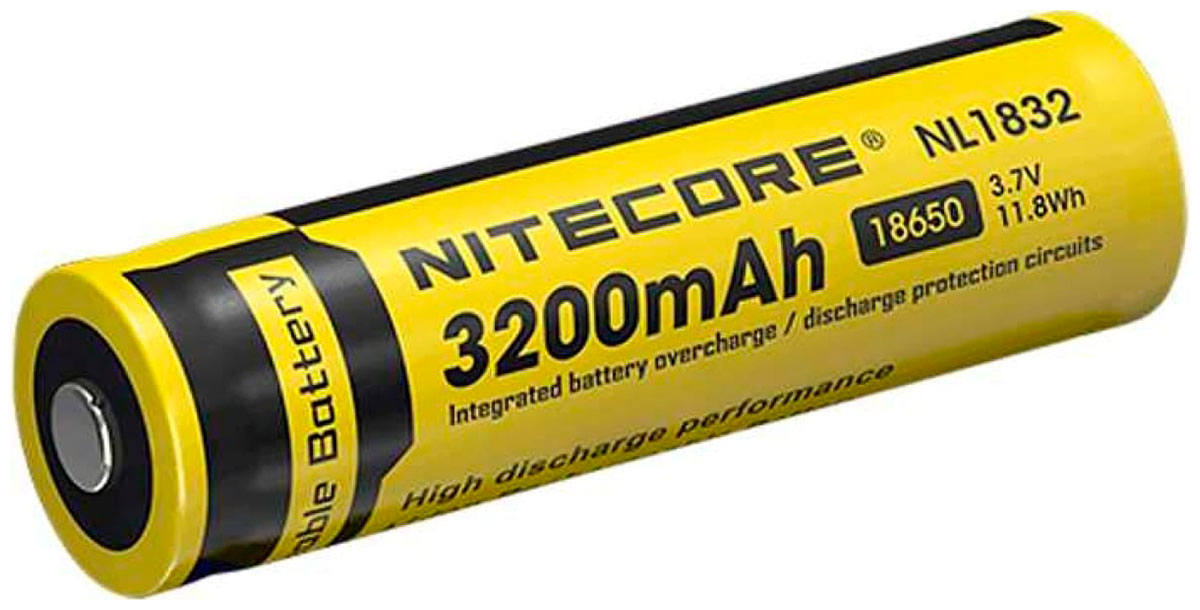 Аккумулятор Nitecore NL1832 18650 3.7v 3200mA Аккумулятор Nitecore NL1832 18650 3.7v 3200mA