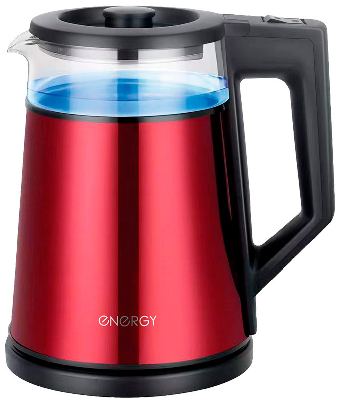 Чайник электрический Energy E-200, 1.2 л, красный (107012) Чайник электрический Energy E-200, 1.2 л, красный (107012)