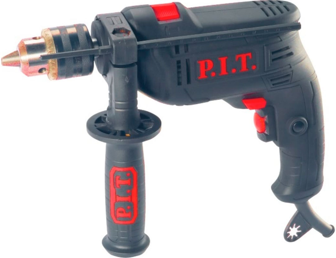 Изображение товара Ударная дрель P.I.T. PSB13-C6 для сверления в различных материалах