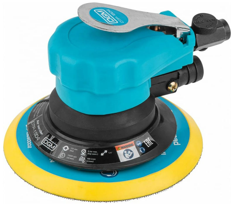 Изображение товара Пневмошлифмашина эксцентриковая DGM DTP-1504 с пылеотсосом