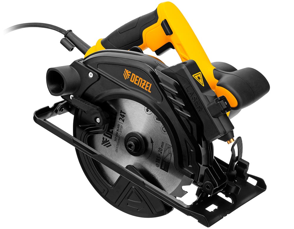 Изображение товара Пила циркулярная Denzel CSH-185, 1400 Вт, 185 мм, 27304