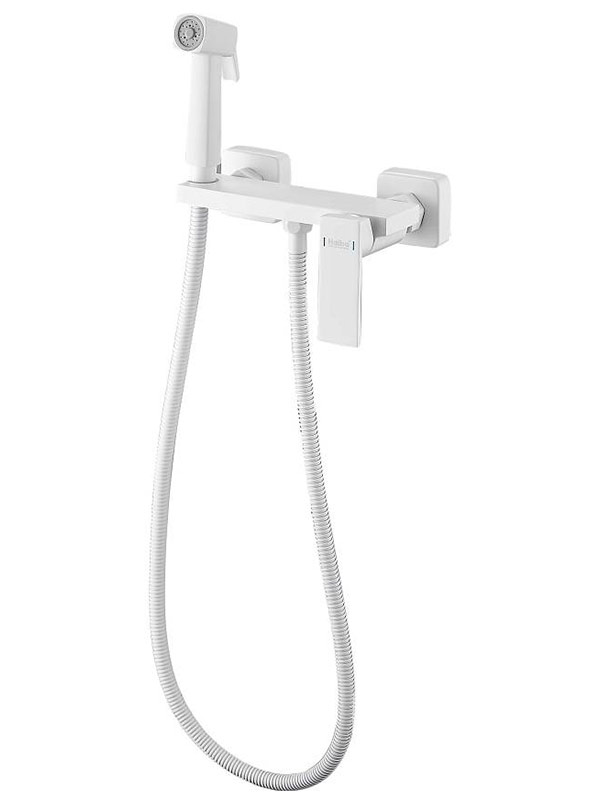 Изображение товара Гигиенический душ со смесителем Haiba белый HB5517-8 - современный душ для ванной