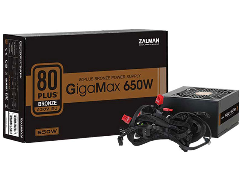 Изображение товара Блок питания Zalman 650W ATX (ZM650-GVII)