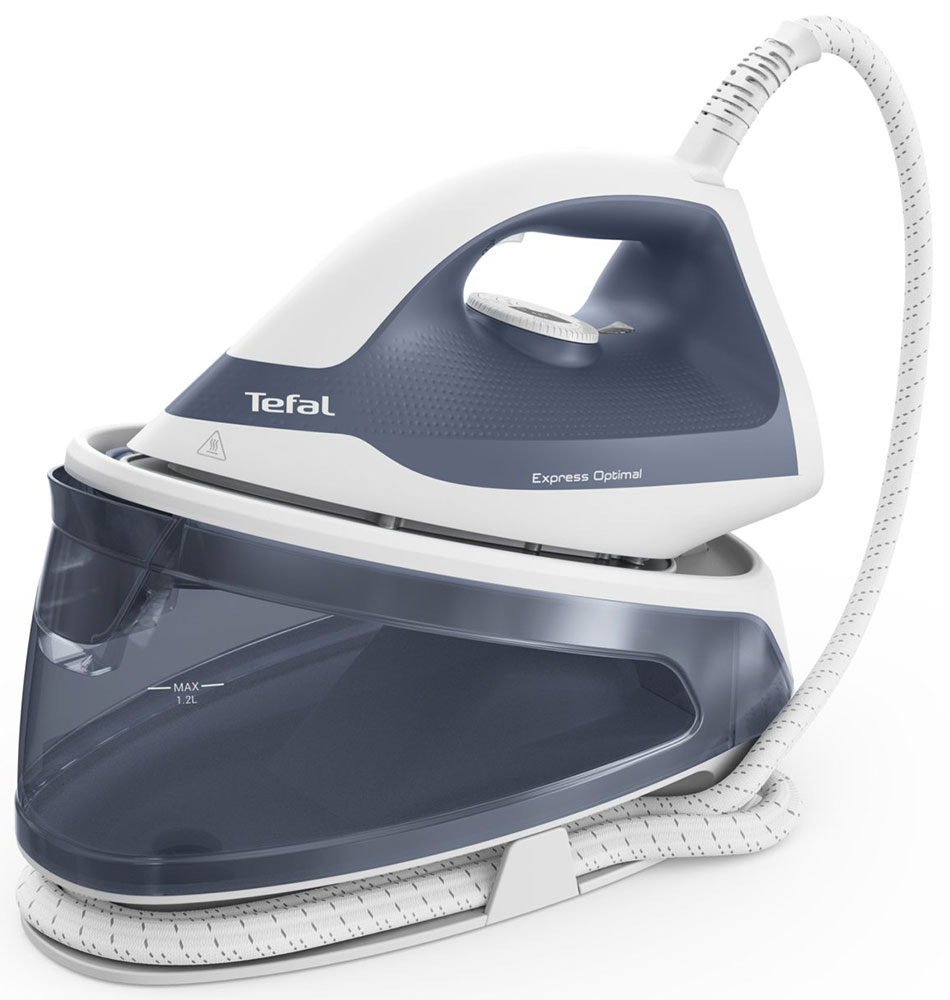 

Парогенератор Tefal Express Optimal SV4110E0, синий/ белый