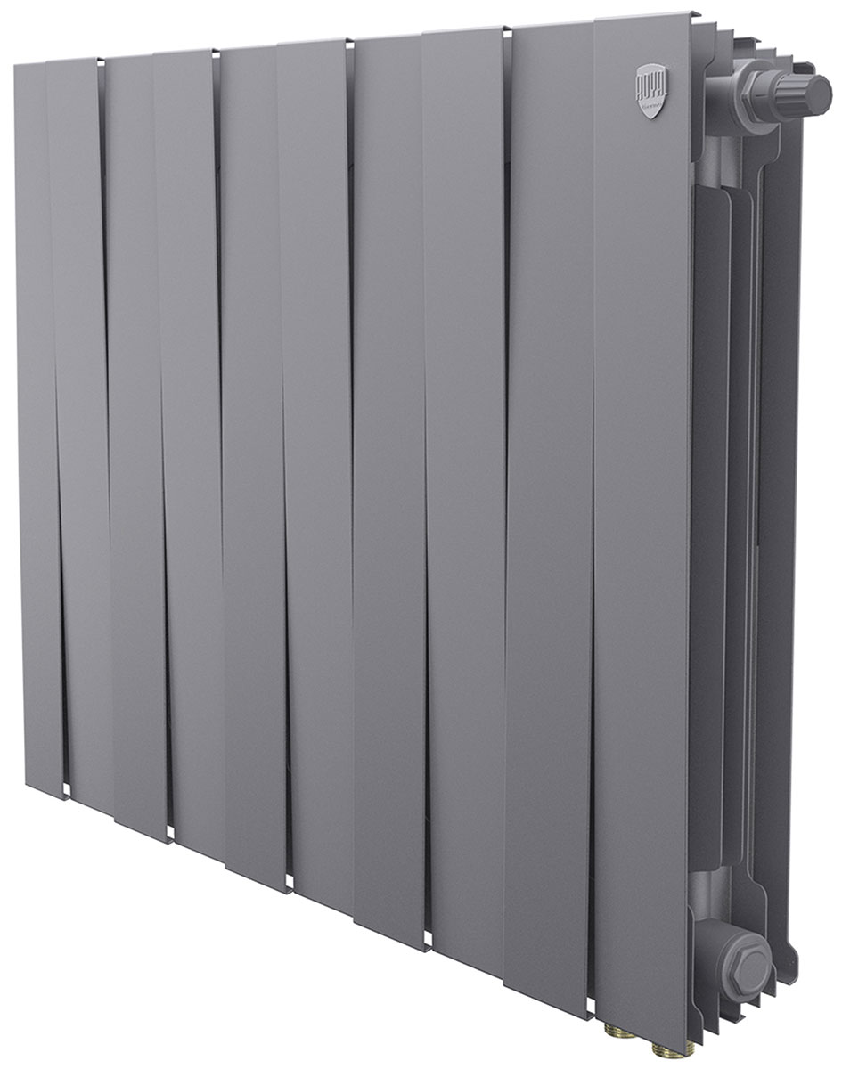 Изображение товара Радиатор Royal Thermo PianoForte 500 Silver Satin VDR80 10 секций для системы отопления