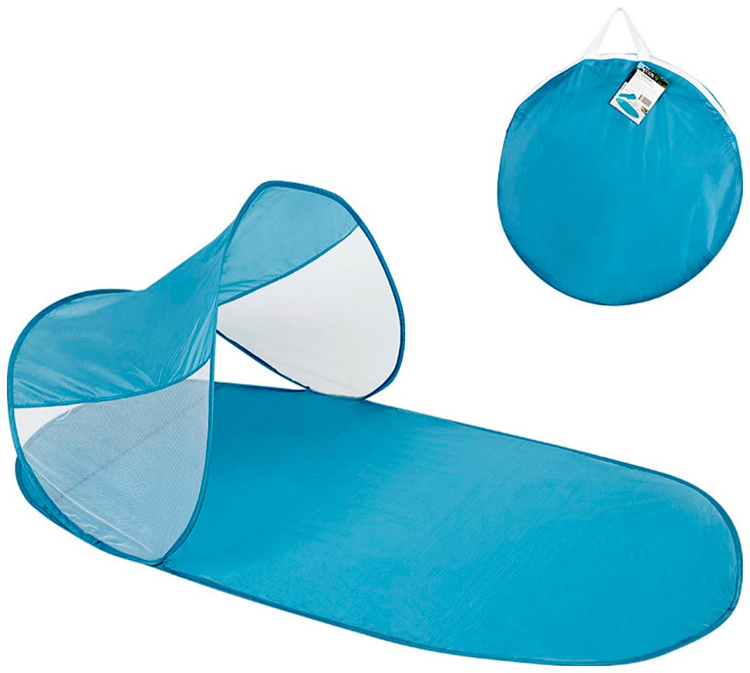 Изображение товара Пляжный тент Ecos 170х93х65см легкий быстросборный синий