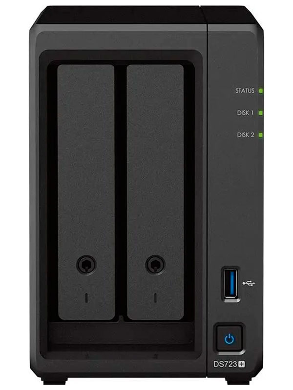 Изображение товара Сетевое хранилище Synology DS723+ с поддержкой до 36 Тб