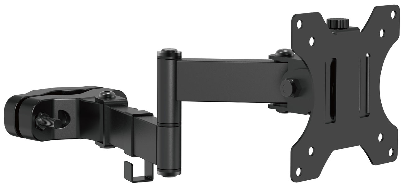 Изображение товара Крепление-кронштейн UniTeki FMP1075 на трубу для монитора и ТВ наклонно-поворотный