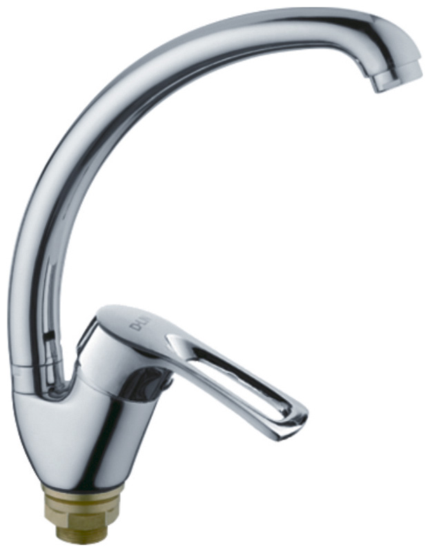 Изображение товара Смеситель для кухни D-Lin хром однорычажный с поворотным изливом