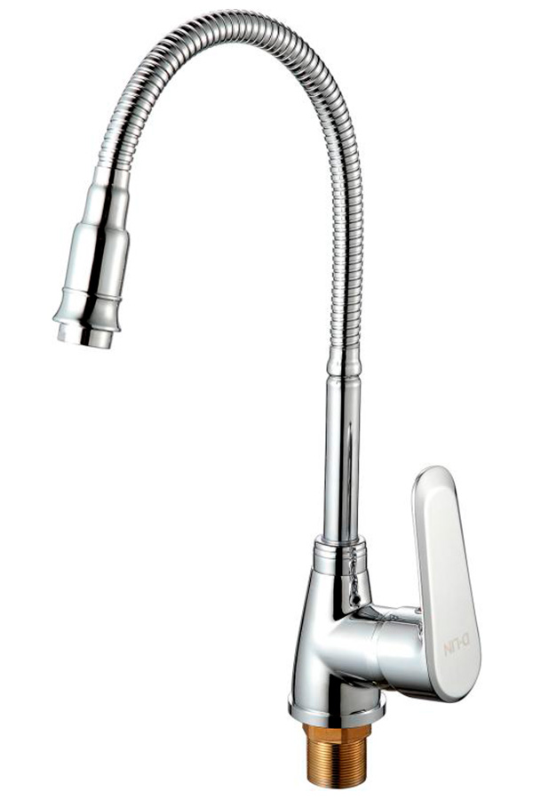 Изображение товара Смеситель для кухни с гибким изливом D-Lin хром (D150362-Q)