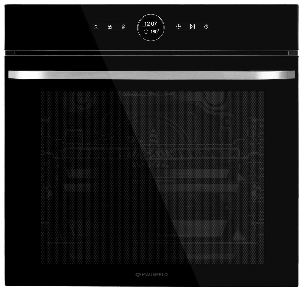 Изображение товара Электрический духовой шкаф Maunfeld EOEH7616B с конвекцией и функцией пиццы
