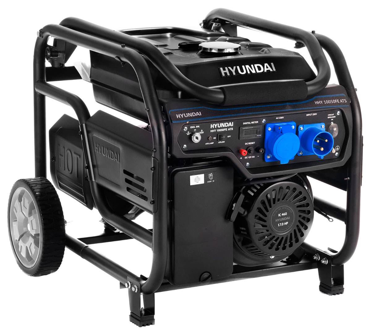 Изображение товара Бензиновый генератор Hyundai HHY 10050FE ATS 7.5 кВт автоматический запуск