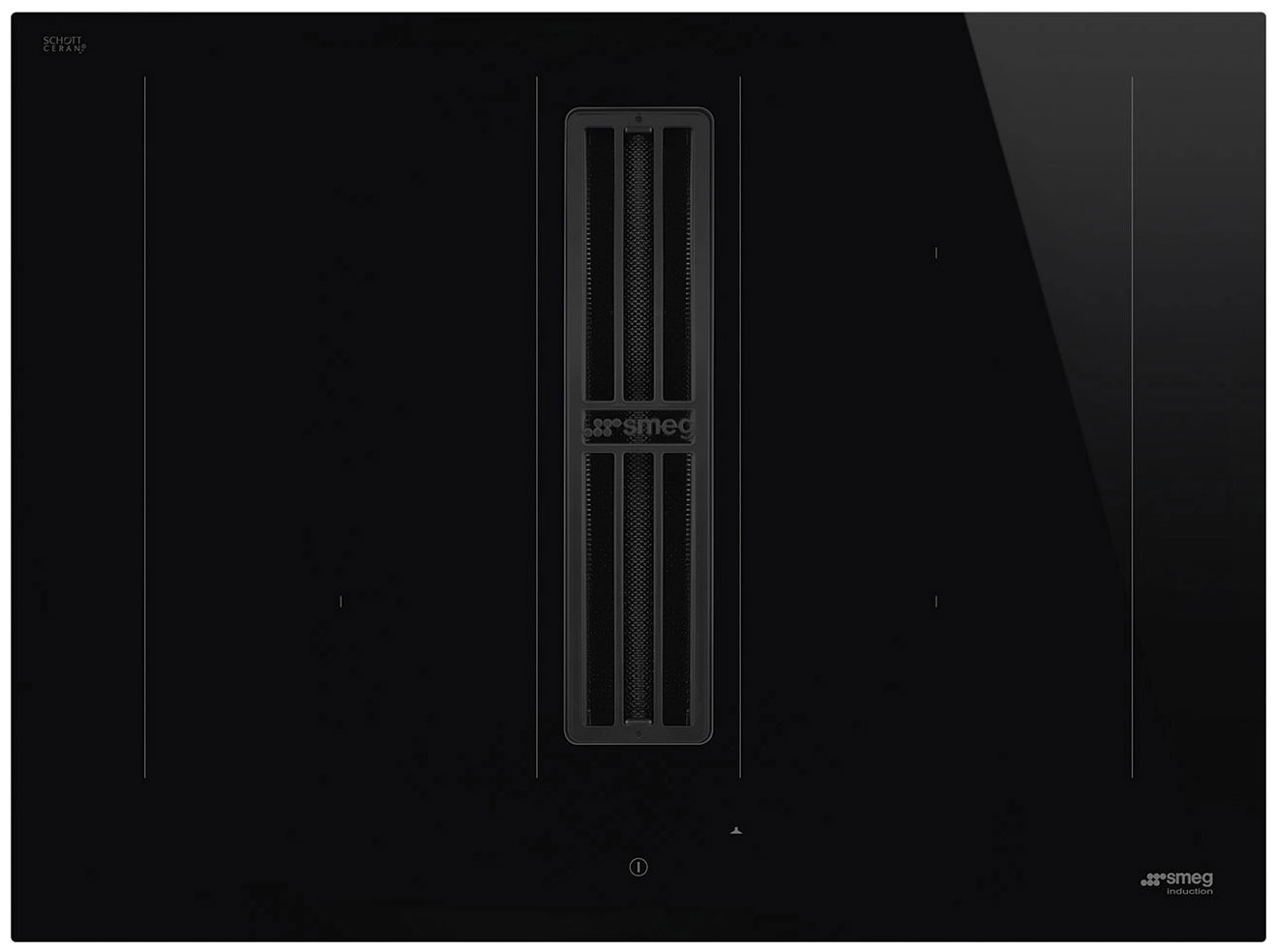 Изображение товара Индукционная варочная панель со встроенной вытяжкой Smeg HOBD472D2