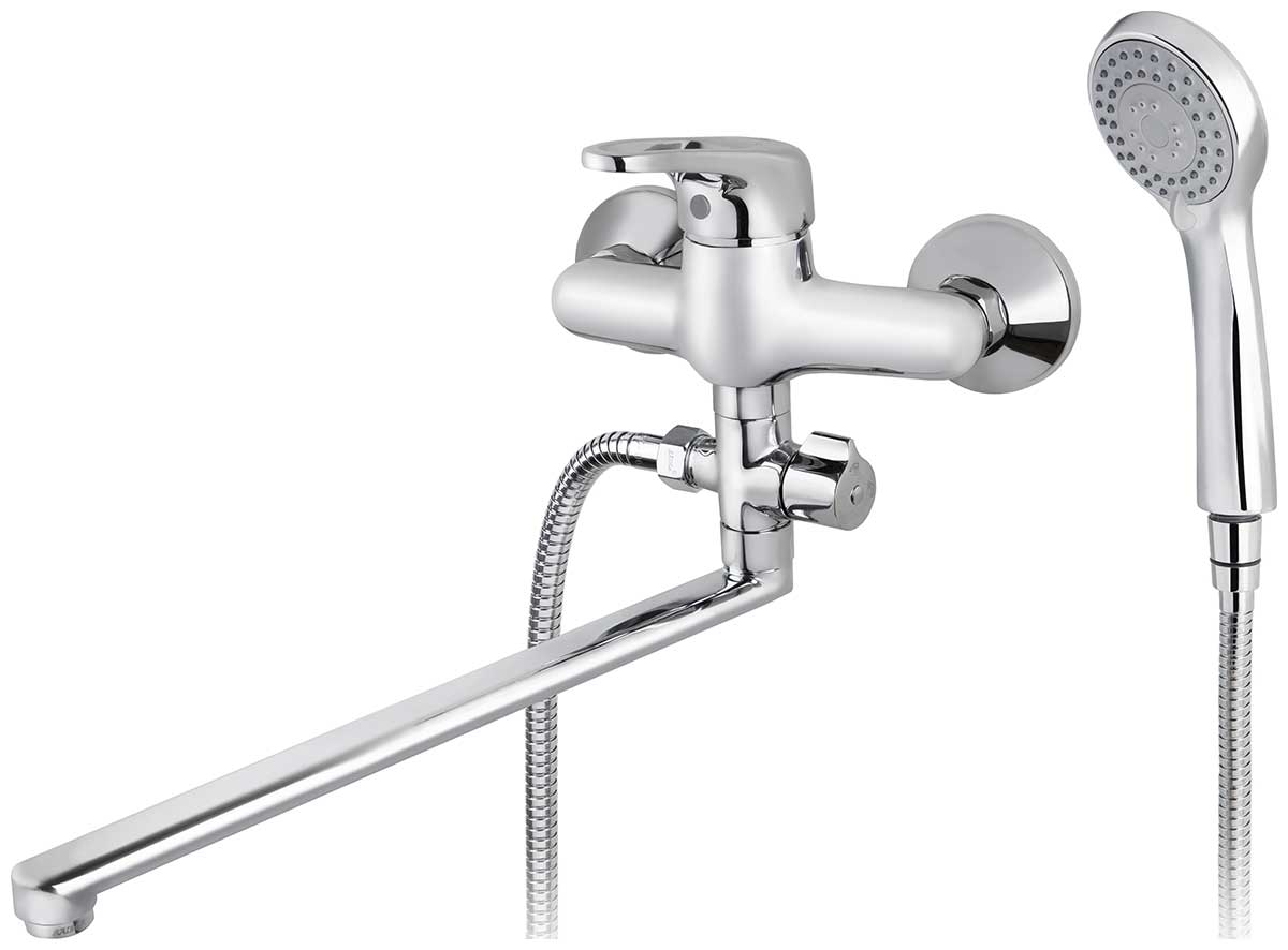 Изображение товара Смеситель для ванной Kaiser Planet хромированный 14055