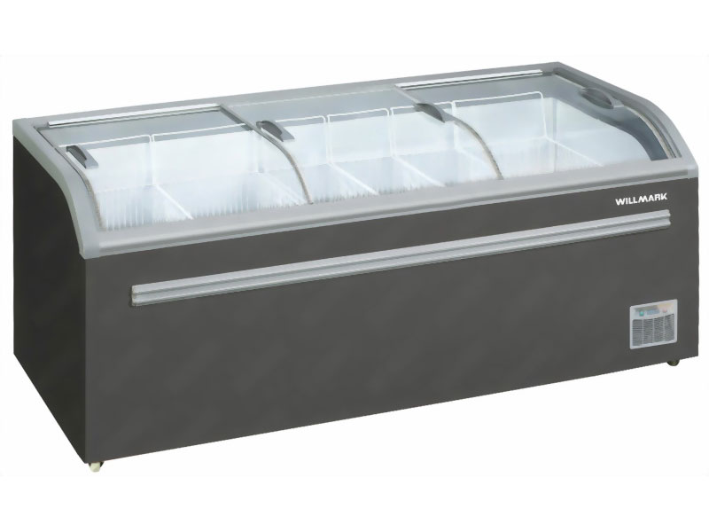 Изображение товара Морозильный ларь Willmark WCF-765BSG 718л стекло, энергия A, замок, колесики