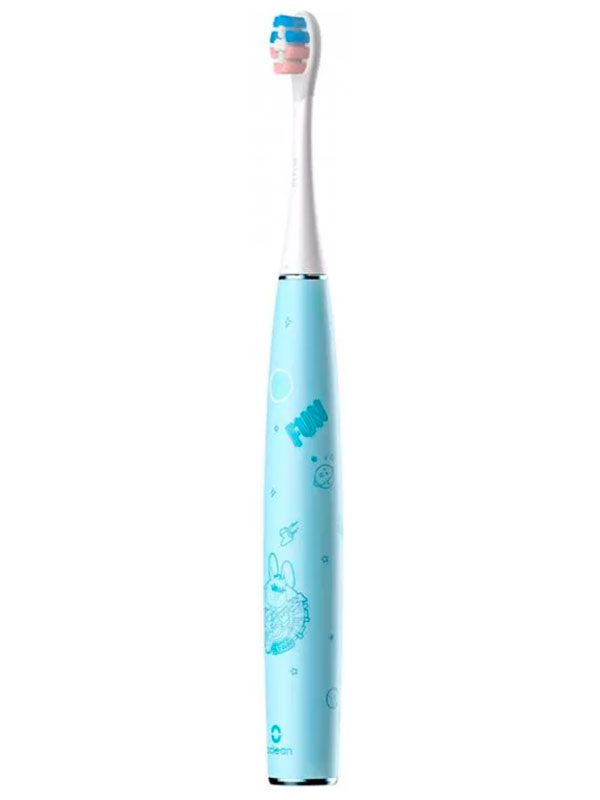 Изображение товара Электрическая детская зубная щетка Oclean Kids голубой звуковая до 80 000 движений/мин