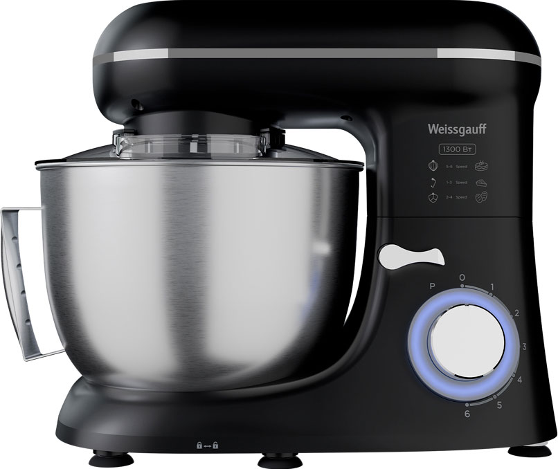 

Планетарный миксер Weissgauff WSM 130 PMB Prime Chef, Черный