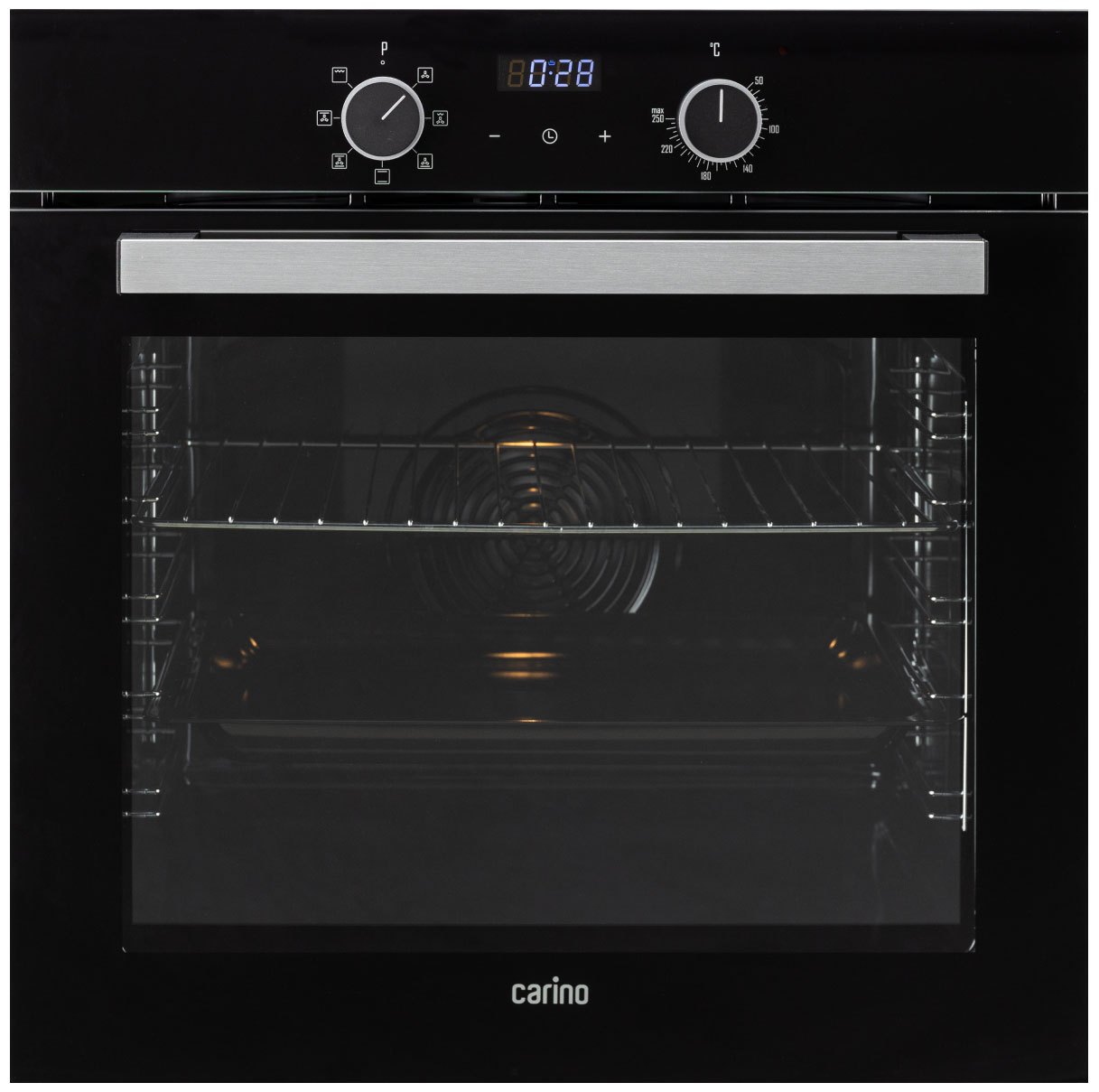 Изображение товара Электрический духовой шкаф Carino CB6EB56016 73л 7 режимов конвекции гриль управление