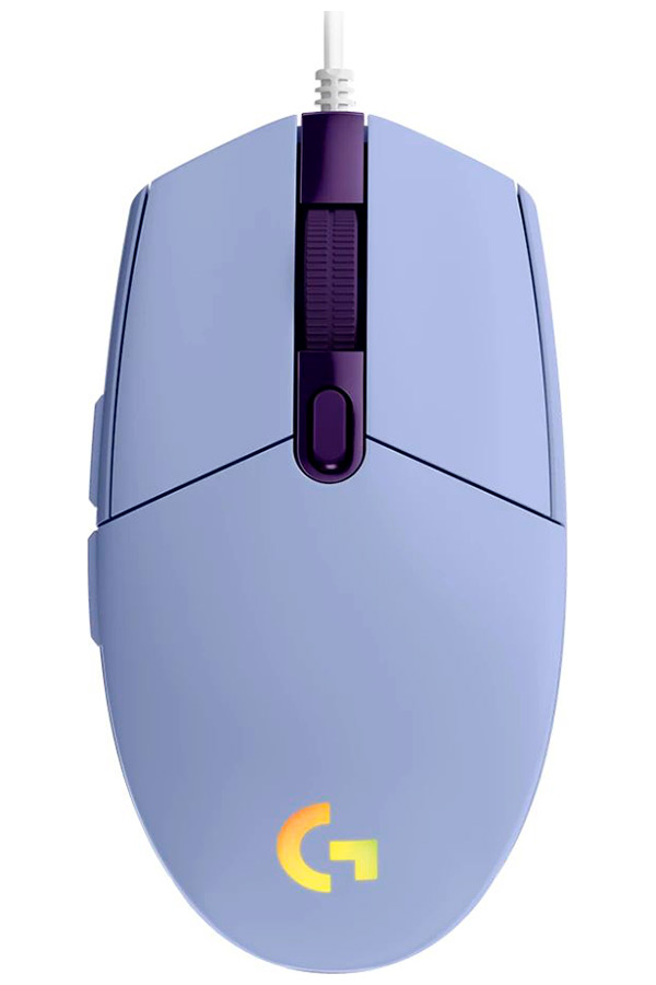 Изображение товара Мышь проводная игровая Logitech G102 Lightsync сиреневая