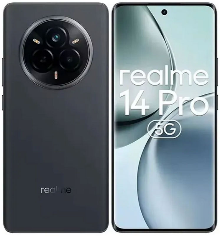 Смартфон Realme 14 Pro 5G RMX5056 12+512 Гб серый Смартфон Realme 14 Pro 5G RMX5056 12+512 Гб серый