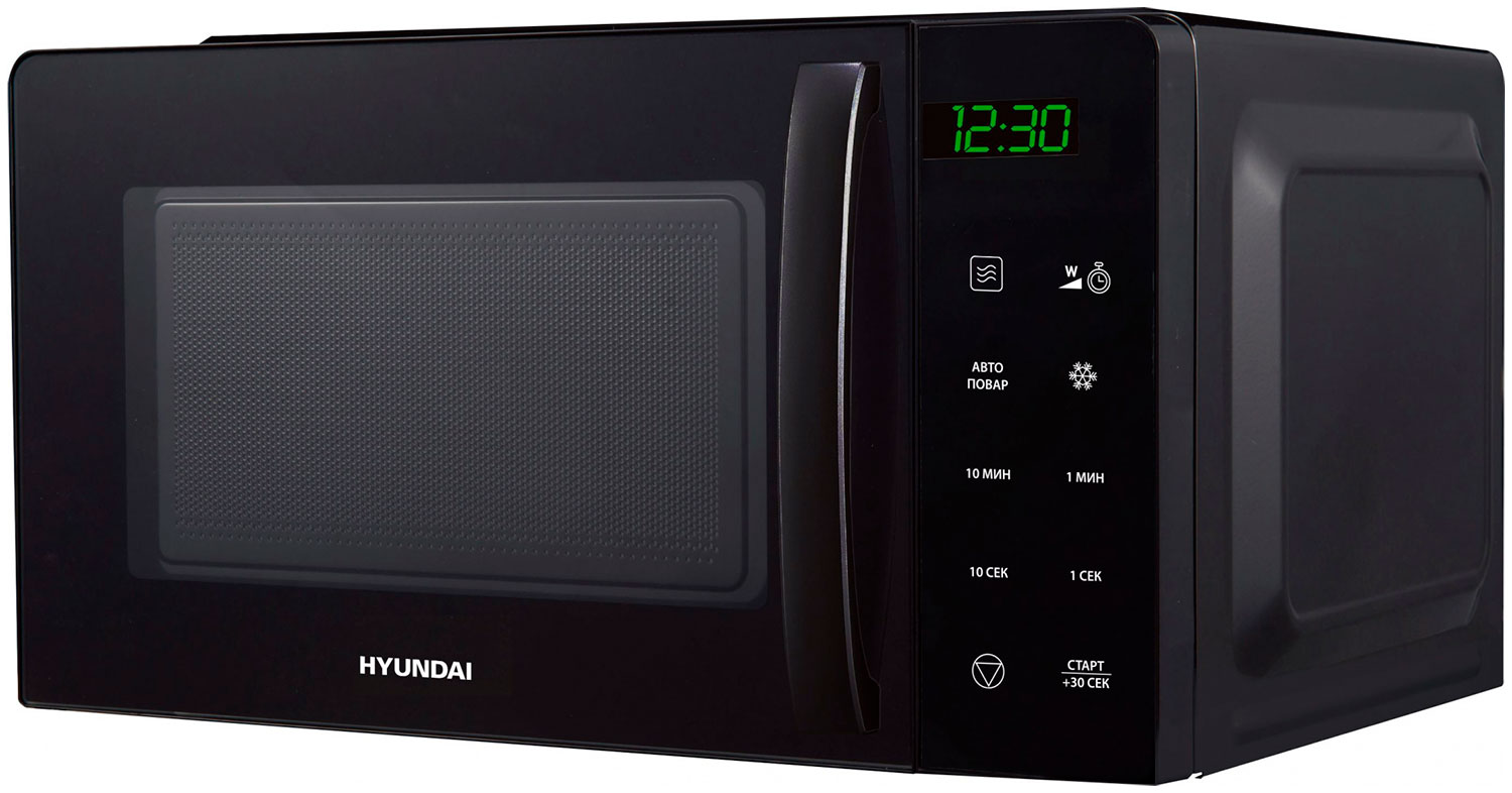 Изображение товара Микроволновая печь Hyundai HYM-D3030 20л 700Вт черный с дисплеем и блокировкой