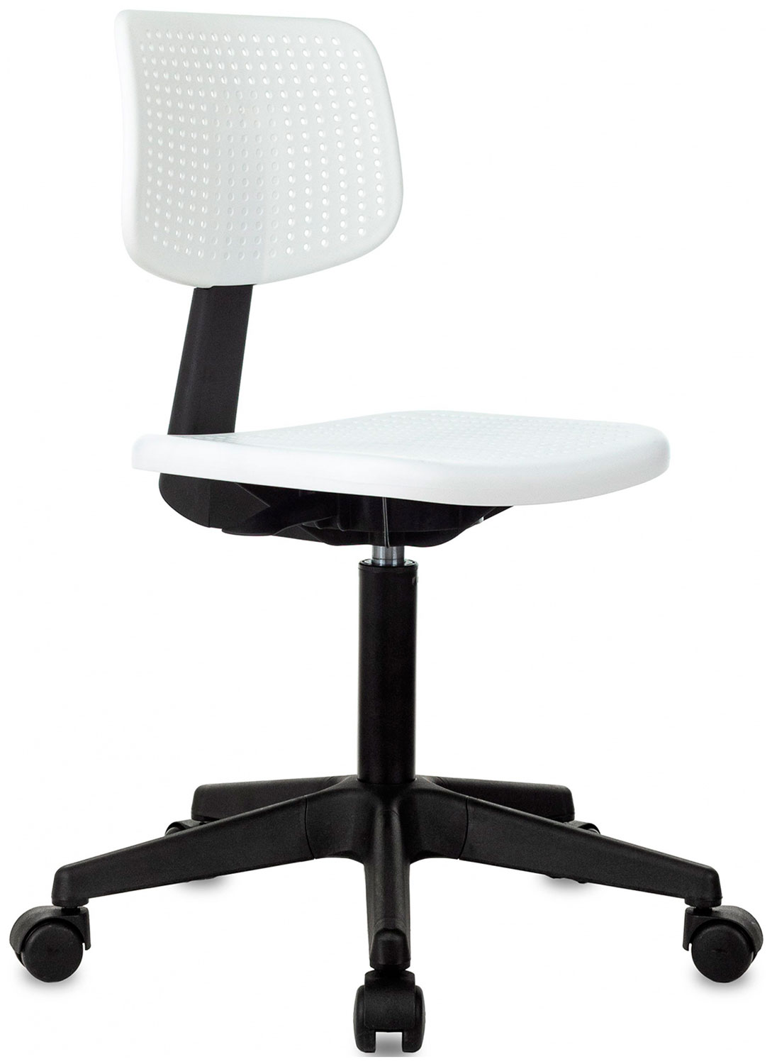 Изображение товара Кресло детское Бюрократ CH 200, белый пластик, крестовина пластик (CH 200 B)