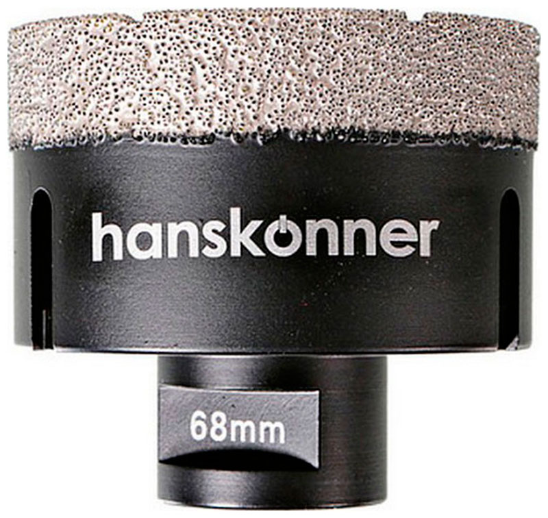 Изображение товара Коронка алмазная Hanskonner TilePro 68 мм для УШМ