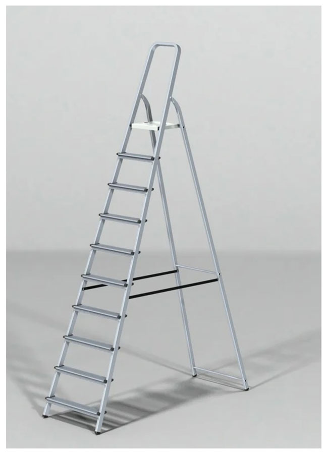 

Лестница-стремянка Startul PRO, алюминиевая, 216 см, 10 ступ., 7,1 кг (ST9940-10)