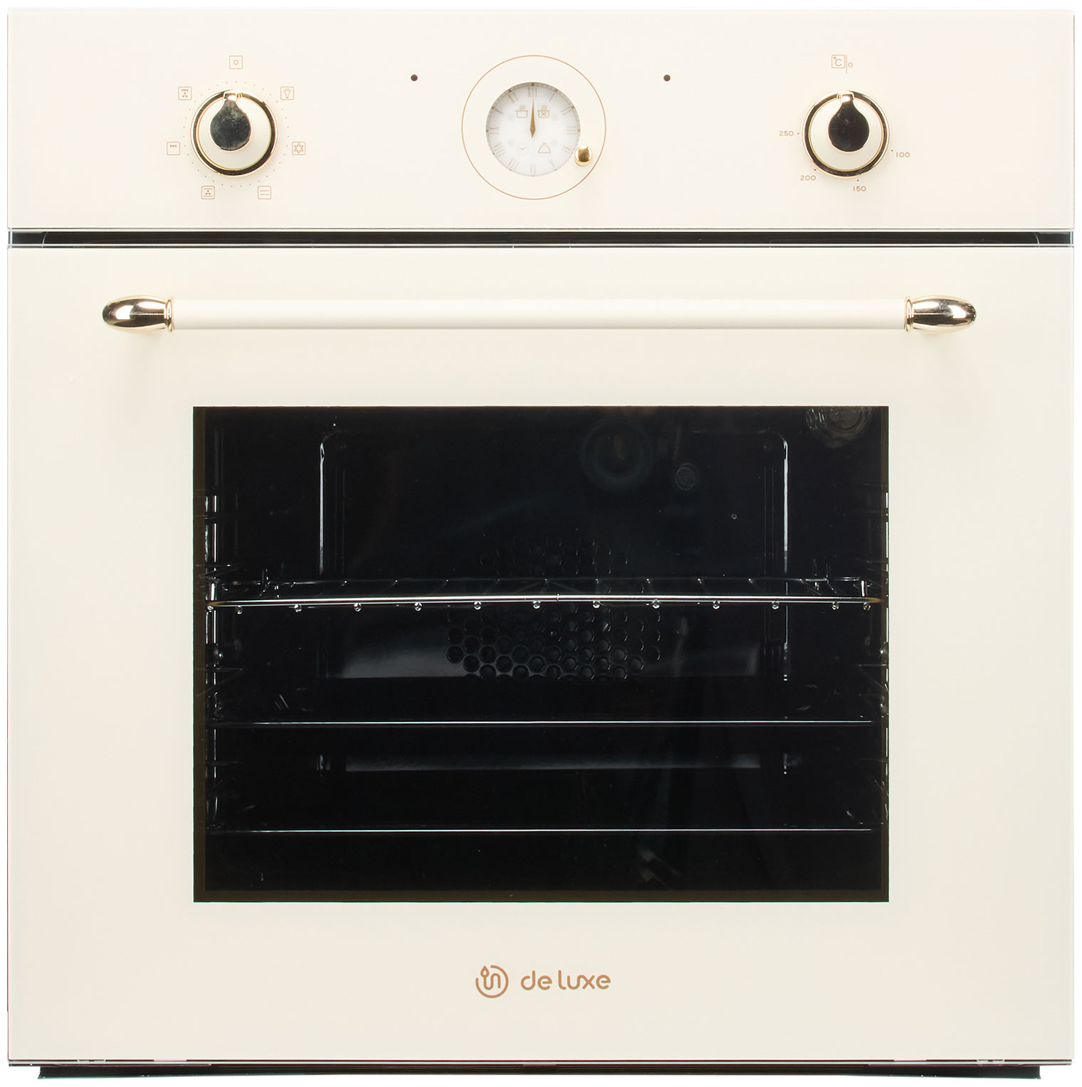 Изображение товара Электрический духовой шкаф De luxe 6006.05эшв-152 с конвекцией грилем и 64 л объемом