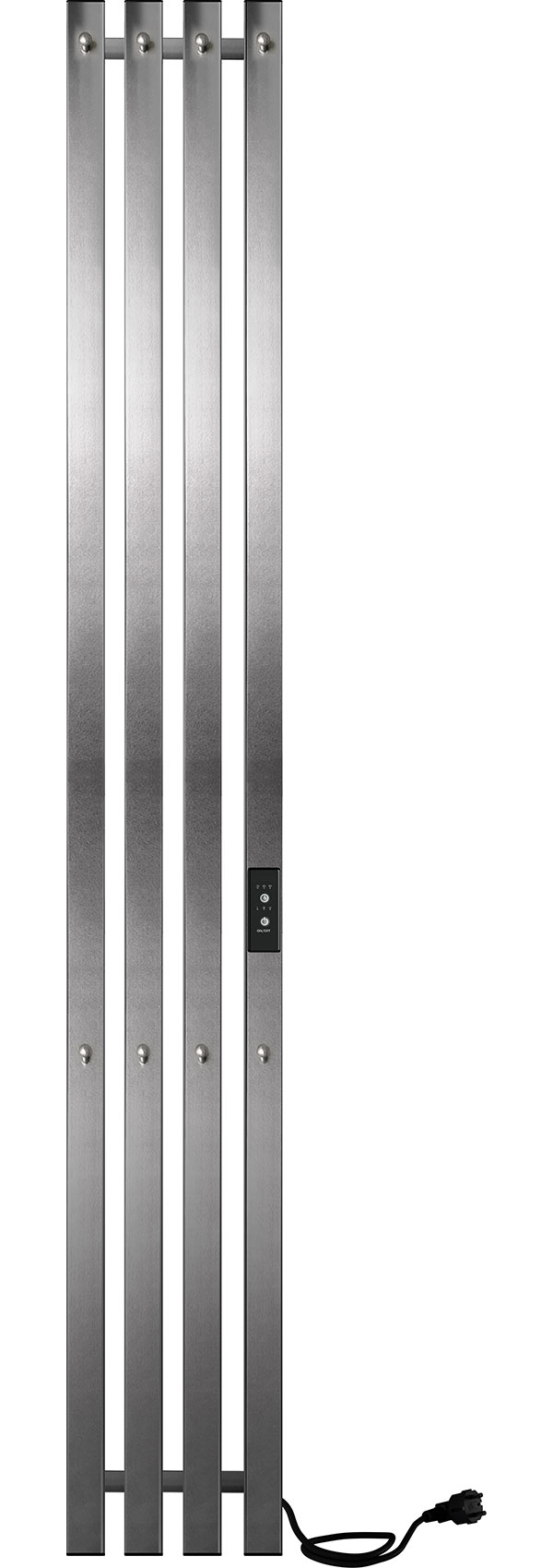 

Электрический полотенцесушитель Indigo Style 4 PRO, без полки, Graphite Metallic (LSPRE120-18GFMRt), Графит