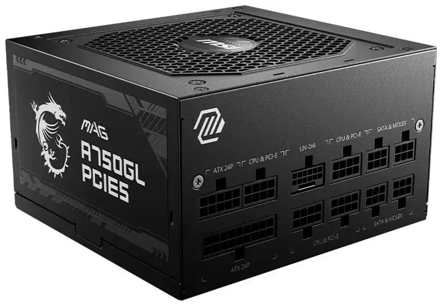 Изображение товара Блок питания MSI 750W MAG A750GL PCIE5 ATX