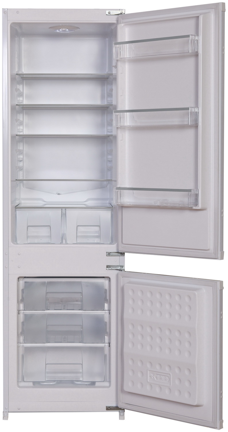 Изображение товара Встраиваемый двухкамерный холодильник SCANDILUX RBI120 229 л белый