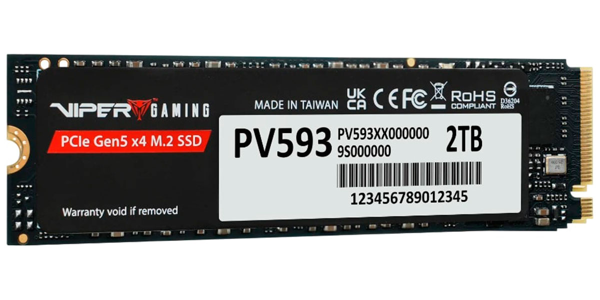 Изображение товара SSD накопитель Patriot Memory M.2 2TB Viper PV593 PCIe