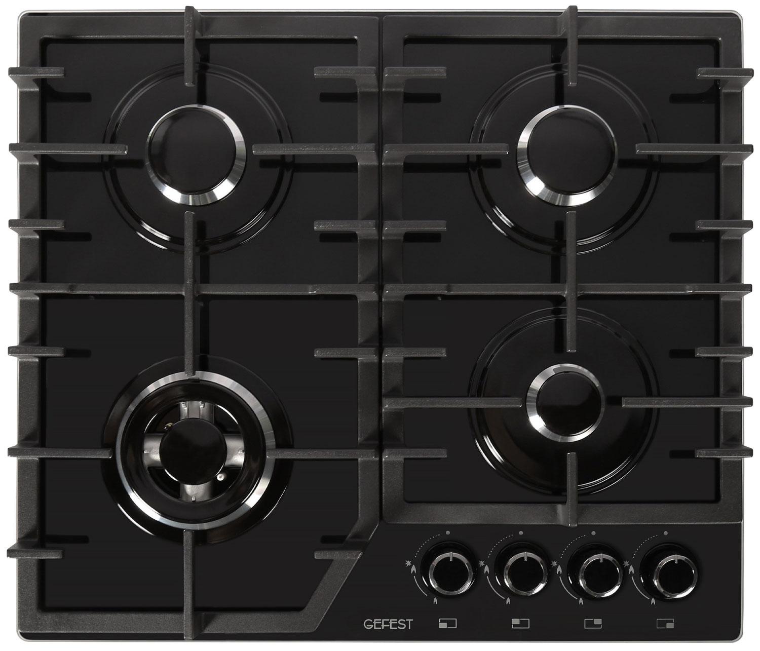 Изображение товара Газовая варочная панель Gefest ПВГ 2232-01 Р с 4 конфорками и газ-контролем