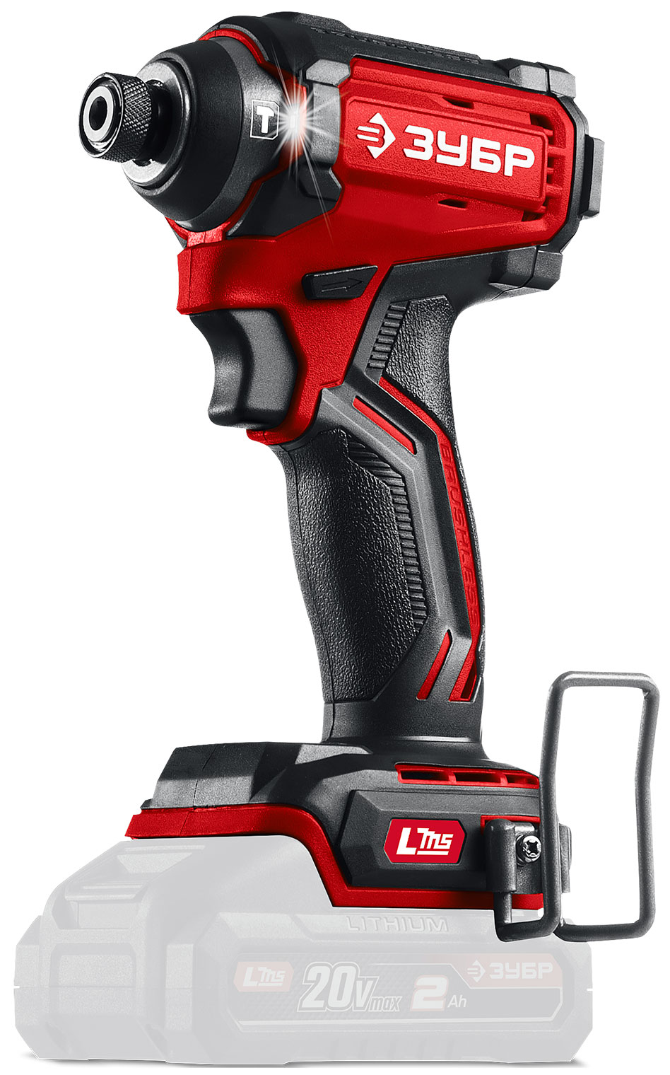 Изображение товара Бесщеточный ударный винтоверт Зубр 20 В, 180 Н·м, без АКБ (ВБУ-180)