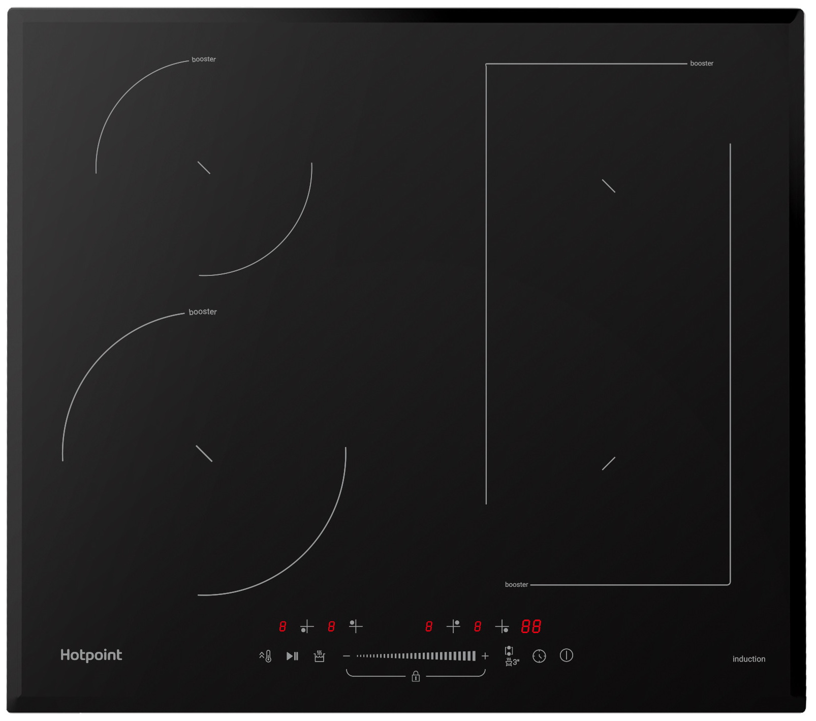 

Электрическая варочная панель Hotpoint HQ 1760SC BA, Черный