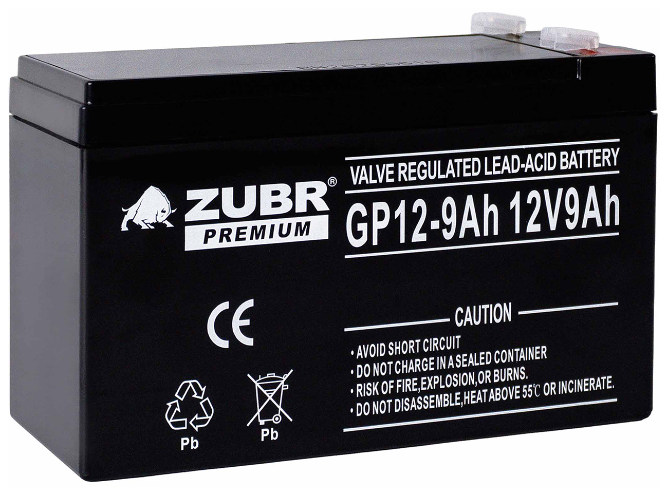 Аккумуляторная батарея Зубр GP12-9 12V9Ah 2340₽