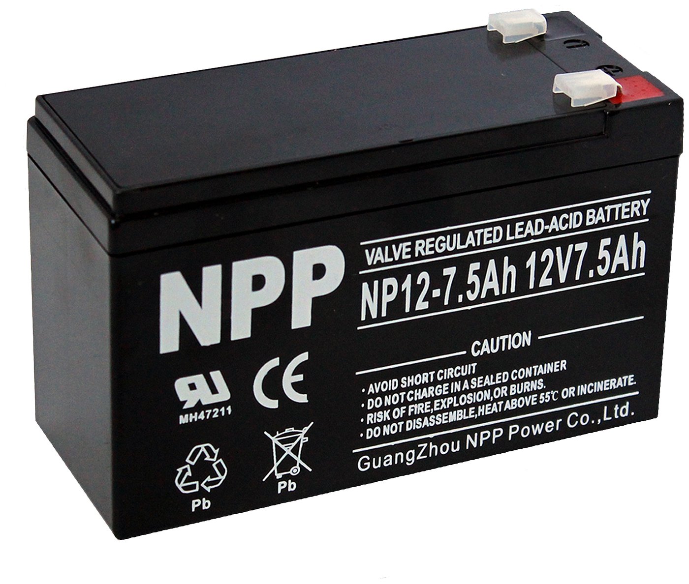 Изображение товара Аккумуляторная батарея NPP NP12-7.5 12V7.5Ah