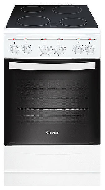 Изображение товара Электроплита Gefest ЭПНД 5160-01 0033 с 4 конфорками и духовкой 52 л белая
