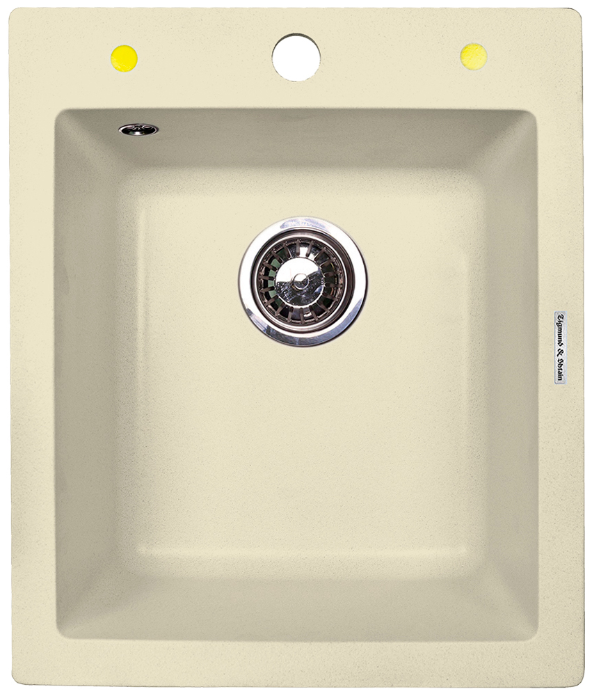 Изображение товара Кухонная мойка Zigmund & Shtain Platz 425 из искусственного гранита молодое шампанское