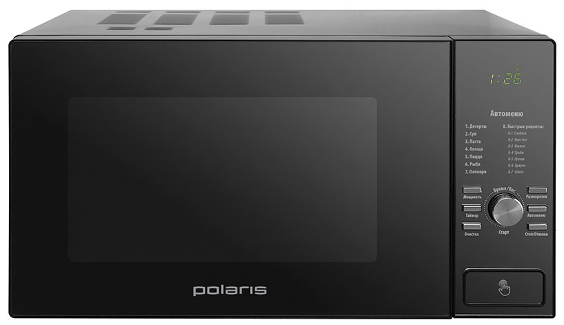 

Микроволновая печь - СВЧ Polaris PMO 2303D RUS, чёрный, Черный