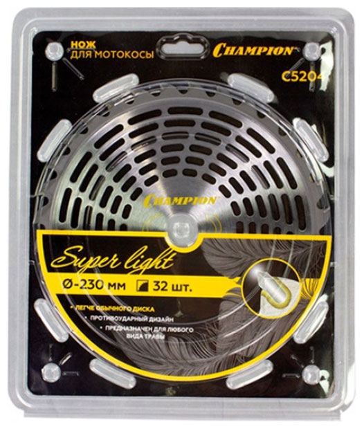 Изображение товара Нож Champion Super Light из твердого сплава 32/230/25,4 (SRM-330ES/SRM-350ES,4605) C5204 Изображение товара Нож Champion Super Light из твердого сплава 32/230/25,4 (SRM-330ES/SRM-350ES,4605) C5204