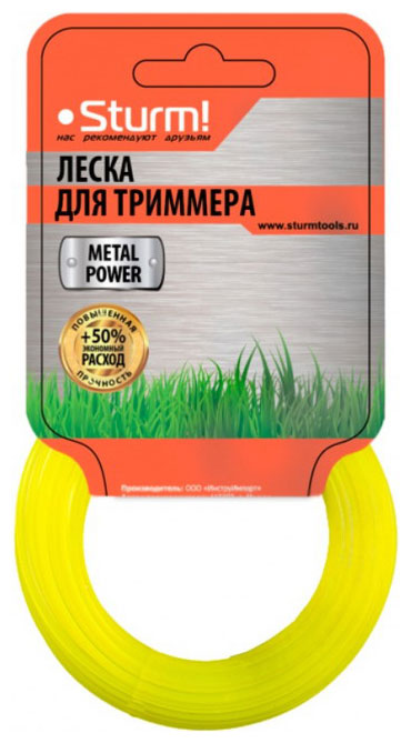 Изображение товара Леска Sturm GT3535-3.0-S-15 для триммеров высокого качества