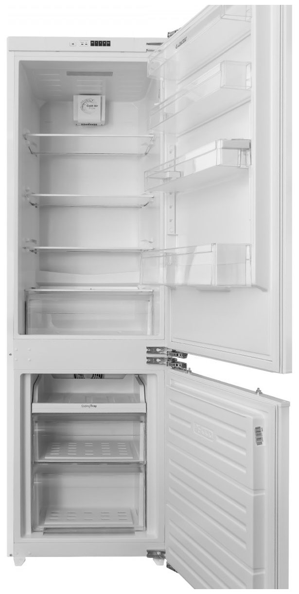 Изображение товара Встраиваемый двухкамерный холодильник Exiteq EXR 202 белый 177x54x54.5 см